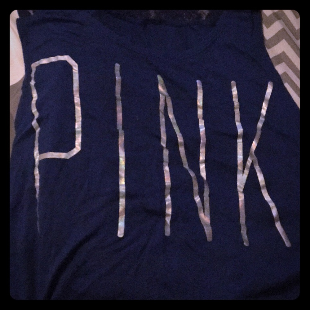 Vs pink crop top